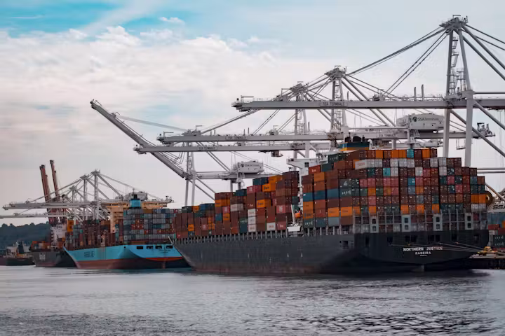 IEC Registration Global Logistics Background